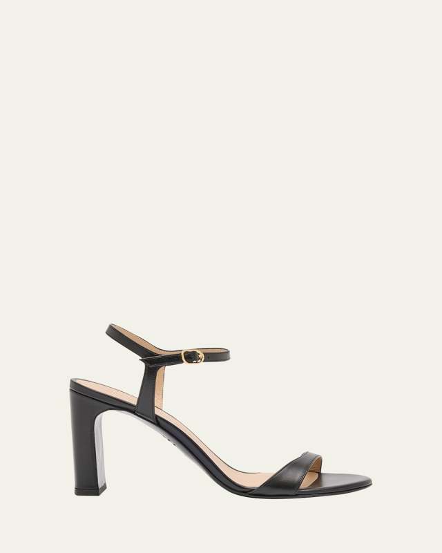 Babette Leather Ankle-Strap Sandals
